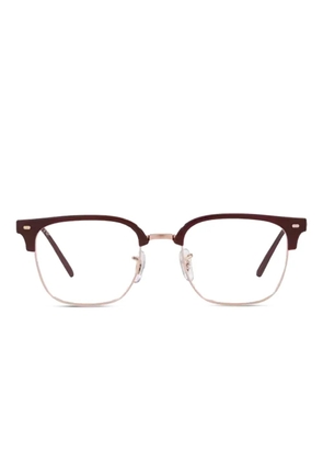 Ray-Ban Clubmaster square-frame glasses - Red