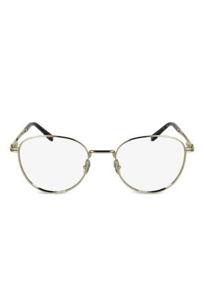 Lacoste oval-frame glasses - Gold