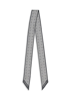 Givenchy 4G-print bandeau scarf - White