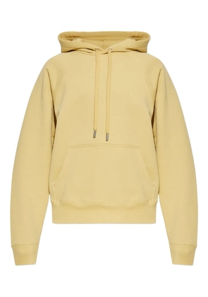 AMI Paris cotton hoodie - Yellow