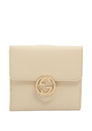 Gucci Pre-Owned 2010s interlocking G leather wallet - Neutrals