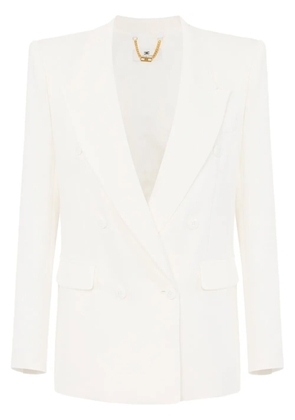 Elisabetta Franchi double-breasted blazer - White