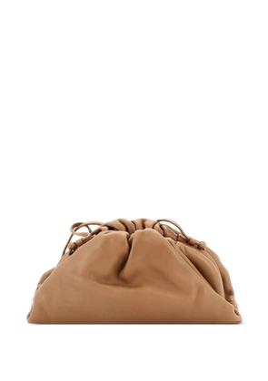 Bottega Veneta Pre-Owned The Pouch Leather Mini crossbody bag - Brown