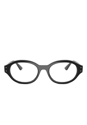 Ray-Ban oval-frame glasses - Black