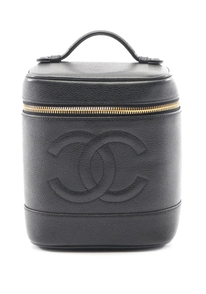 CHANEL Pre-Owned 1996-1997 CC Caviar Case vanity bag - Black