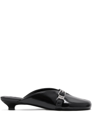 GANNI Sue buckle mules - Black