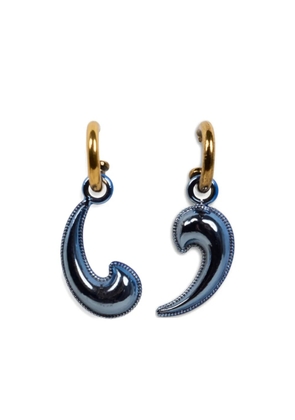 ETRO metallic paisley earrings - Gold