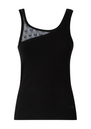 PINKO lace-insert top - Black