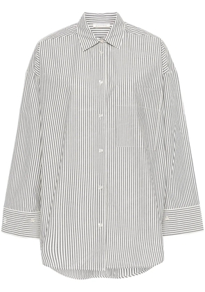 By Malene Birger Derris striped shirt - Grey