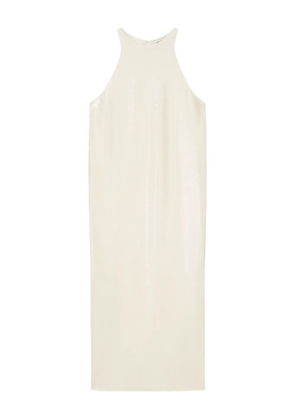 AERON Sade sequined midi dress - Neutrals