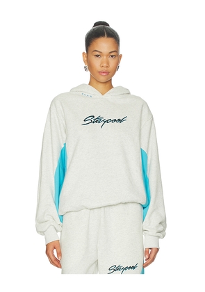 Stay Cool Turbo Hoodie in Light Grey. Size L. Also in M, S, XL/1X.