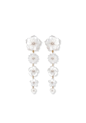 Jennifer Behr Hyacinth earrings - White