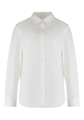 Burberry buttoned long-sleeve cotton shirt - White