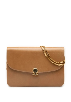 Christian Dior Pre-Owned 20th Century Leather Chain shoulder bag - Brown