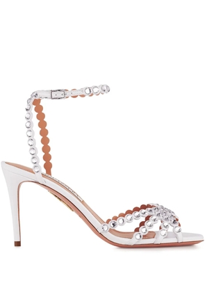 Aquazzura 85mm Tequila sandals - White