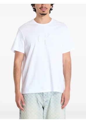 Calvin Klein Jeans logo-embossed T-shirt - White