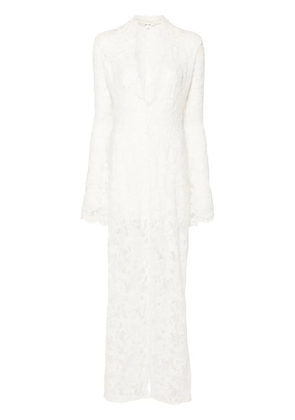 MANURÍ Sally lined dress - White