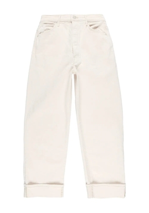 MOTHER Spitfire cuffed jeans - White