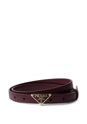 Prada Saffiano-leather belt - Red