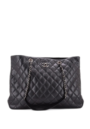 CHANEL Pre-Owned Classic CC Shopping Quilted Caviar Large tote bag - Black