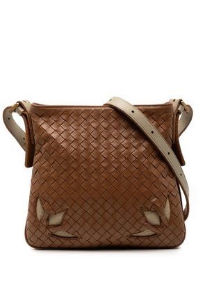 Bottega Veneta Pre-Owned 2000-2007 Nappa Intrecciato Cutwork crossbody bag - Brown