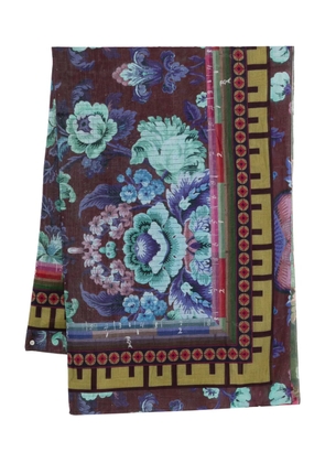 Pierre-Louis Mascia floral-print scarf - Purple