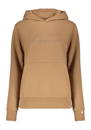 Herno logo-detail hoodie - Brown