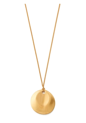 Nina Ricci dented-medallion necklace - Gold