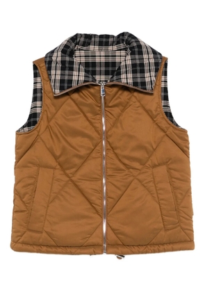 Varley quilted reversible gilet - Brown