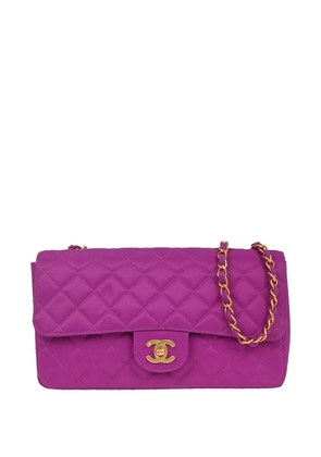 CHANEL Pre-Owned 1995 medium Single Flap shoulder bag - Purple
