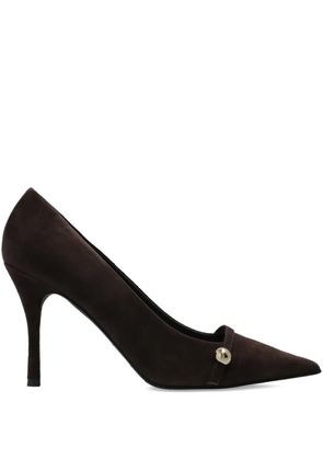 Furla Sfera pointed-toe brown pumps