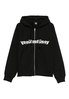 Stüssy Mirror zip-up hoodie - Black