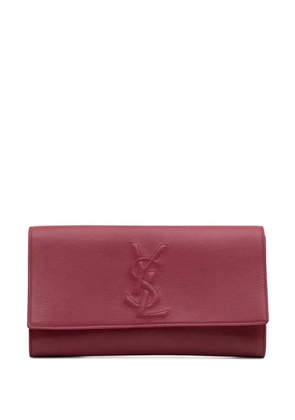 Saint Laurent Pre-Owned 2000-2012 Large Leather Belle de Jour clutch bag - Pink