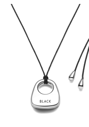 Maria Black medium Tote necklace - Silver