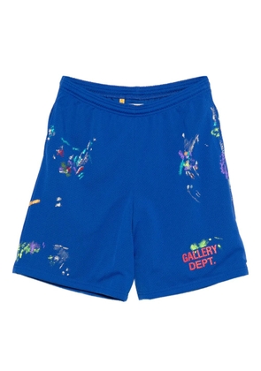 GALLERY DEPT. x Josué Thomas painted track shorts - Blue