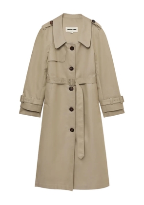 SHUSHU/TONG button-up trench coat - Neutrals