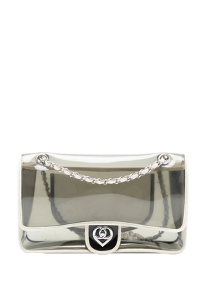 CHANEL Pre-Owned 2008-2009 Large PVC and Lambskin Naked Flap shoulder bag - White