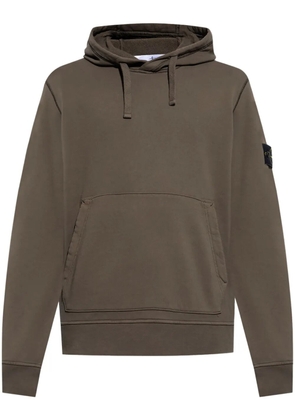 Stone Island Compass-patch hoodie - Green
