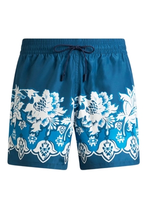 ETRO floral-print swimsuit - Blue