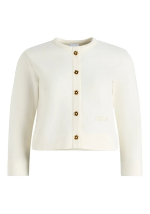 Patou cotton cardigan - White