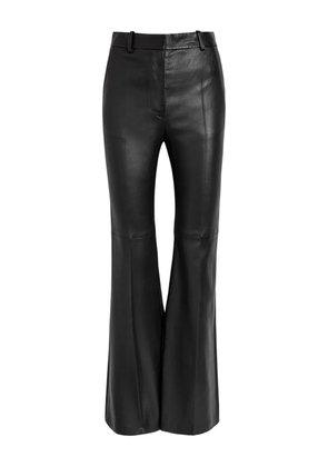 JOSEPH leather trousers - Black