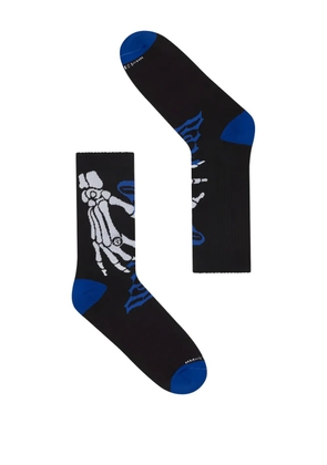 GODSPEED skeleton graphic socks - Black