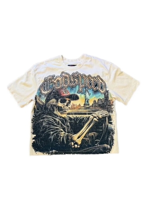 GODSPEED Sightseeing graphic print T-shirt - White