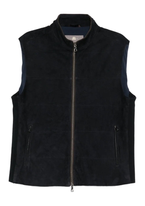N.Peal zip-up belgravia gilet - Black