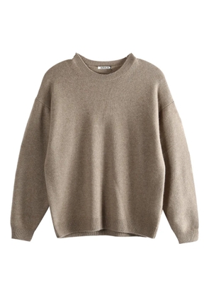 Auralee ribbed knitwear - Neutrals
