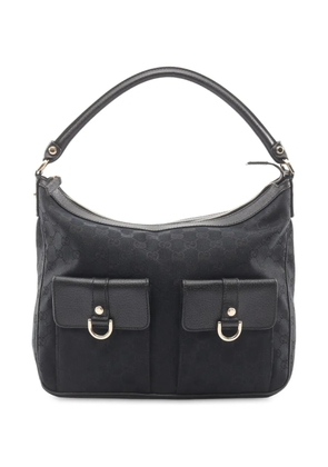 Gucci Pre-Owned 2016-2025 GG Canvas Abbey D Ring handbag - Black