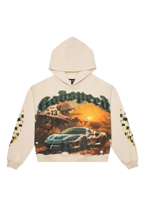 GODSPEED Sunset Drift graphic-print hoodie - Neutrals