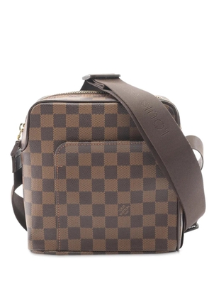 Louis Vuitton Pre-Owned 2009 Damier Ebene Olav PM crossbody bag - Brown