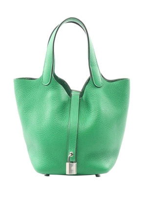 Hermès Pre-Owned 2020 Clemence Picotin Lock 18 handbag - Green