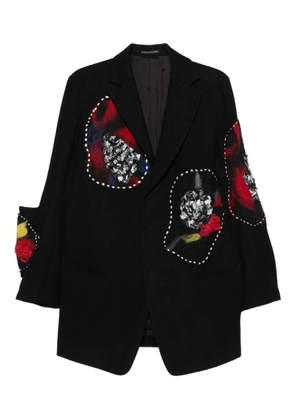 Yohji Yamamoto wool panelled jacket - Black